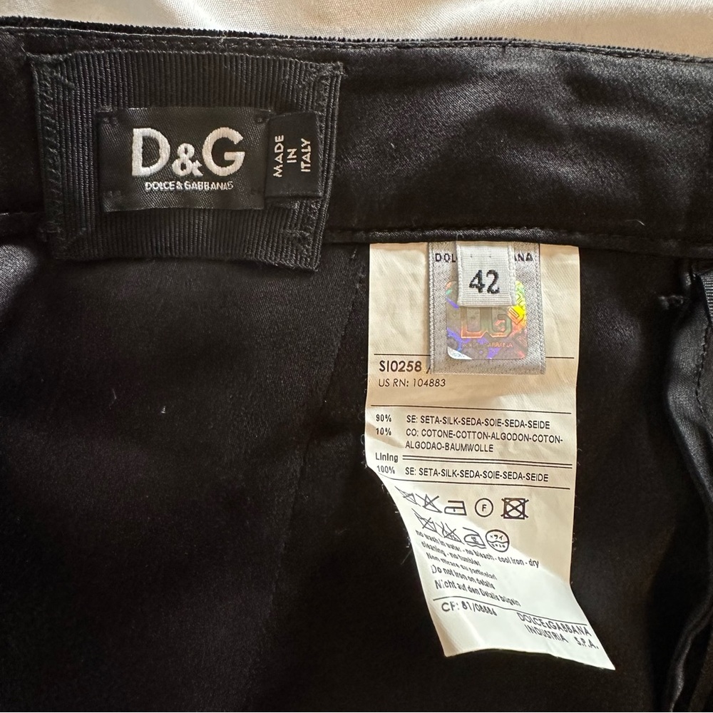 Dolce & Gabanna Silk Midi Skirt size 42 - Picture 6 of 11